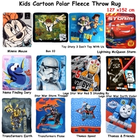 Polar Fleece Throw Rug Lego Star War Red 5 Standing By thumbnail