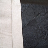 Phase 2 Studio Faux Suede/Faux Leather Neckroll Cover 15 x 35 cm thumbnail
