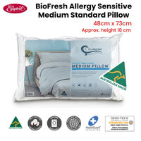 Easyrest BioFresh Allergy Sensitive Medium Standard Pillow 48 x 73 cm thumbnail