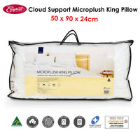 Easyrest Cloud Support Microplush King Pillow 50 x 90 x 24 cm thumbnail