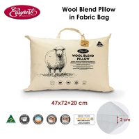 Easyrest Wool Blend Standard Pillow in Fabric Bag 47 x 72 + 20 cm thumbnail