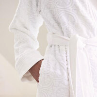 PIP Studio Mosaic de Pip White Cotton Bathrobe Medium thumbnail