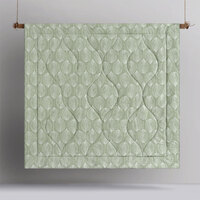 Accessorize Leaf 3 Piece Jacquard Comforter Set Queen thumbnail