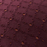 Bedding House Chelsy Plum (Also Known as Purple) Square Filled Cushion 40cm x 40cm thumbnail