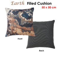 Accessorize Earth Filled Cushion 50 x 50 cm thumbnail