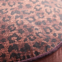 Bedding House Pardus Luxury Cotton Round Filled Cushion - Red thumbnail