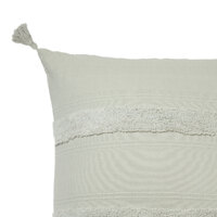 Accessorize Indra Cotton Cushion Cover Grey thumbnail