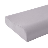 Accessorize Silver Cotton Rich Contour Pillowcase 40x60x12cm thumbnail