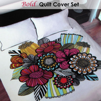 Accessorize Bold Colorful Quilt Cover Set Single thumbnail