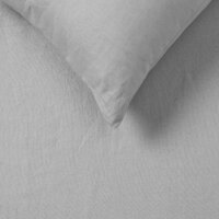 Vintage Design Homewares Silver 100% Hemp Quilt Cover Set Queen thumbnail
