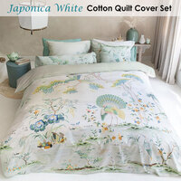 PIP Studio Japonica White Quilt Cover Set Queen thumbnail