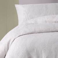 Accessorize Java Silver Jacquard Quilt Cover Set Queen thumbnail