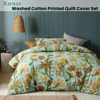 Accessorize Kienze Washed Cotton Printed Quilt Cover Set Queen thumbnail
