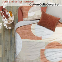 VTWonen Pale Colouring Natural Cotton Quilt Cover Set Queen thumbnail