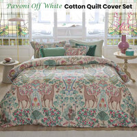 PIP Studio Pavoni Off White Cotton Quilt Cover Set Queen thumbnail