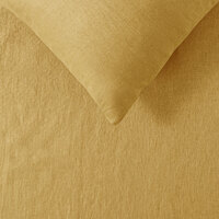 Vintage Design Homewares 100% Linen Ochre Sheet Set Single thumbnail