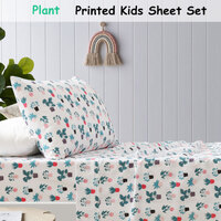 Happy Kids Plant Kids Printed Sheet Set Single thumbnail