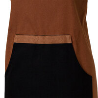 J Elliot Home Selby Cotton Apron 83 x 68 cm Ginger & Black thumbnail