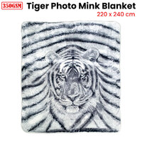 J.Elliot Home 350gsm Tiger Photo Mink Blanket thumbnail