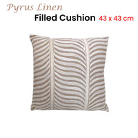 J.Elliot Home Pyrus Embroidered Linen Filled Cushion 43 x 43 cm thumbnail