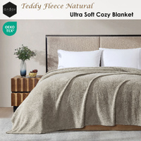 Ardor Teddy Navy Ultra Soft Cozy Fleece Blanket Queen thumbnail