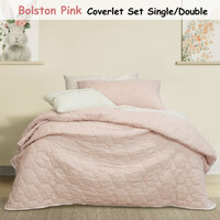 Jelly Bean Kids Bolston Pink Kids Coverlet Set Single/Double thumbnail