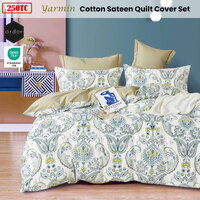Ardor 250TC Yarmin Moroccan Cotton Sateen Quilt Cover Set King thumbnail
