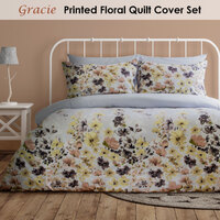 Ardor Gracie Printed Floral Quilt Cover Set King thumbnail