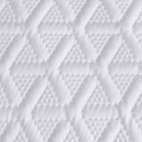 Ardor Leonardo White Embossed Quilt Cover Set Double thumbnail