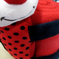 Baby Red Blanket with Toy Ladybug thumbnail
