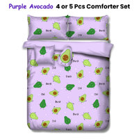Ramesses Purple Avocado Kids Advventure 4 Pcs Comforter Set Single thumbnail