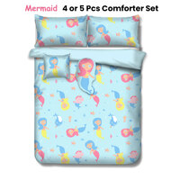 Ramesses Mermaid Kids Advventure 5 Pcs Comforter Set Double thumbnail