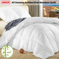 Ramesses 400GSM All Season Antibectiral Bamboo Quilt Queen thumbnail