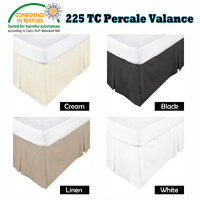 KINGDOM Box Pleated Valance Black - SINGLE thumbnail