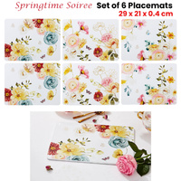 Ashdene Set of 6 Springtime Soiree Table Placemats 29x21x0.4 cm thumbnail