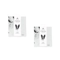 Set of 2 Delightful Dogs Cotton Kitchen Tea Towels 50 x 70 cm French Bulldog thumbnail