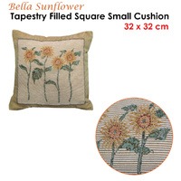 Rapee Bella Sunflower Tapestry Filled Cushion 32 x 32 cm thumbnail