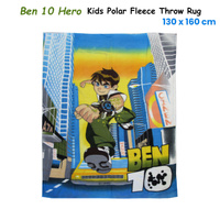 Ben 10 Hero Printed Polar Fleece Throw Rug 130 x 160 cm thumbnail