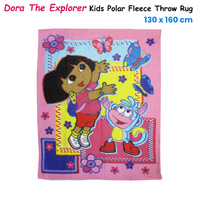 Dora The Explorer Printed Polar Fleece Throw Rug 130 x 160 cm thumbnail