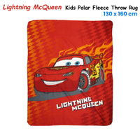 Lightning McQueen Printed Polar Fleece Throw Rug 130 x 160 cm thumbnail