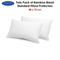 Jason Twin Pack of Bamboo Blend Standard Pillow Protectors 48 x 73 cm thumbnail