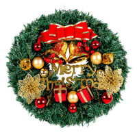 Christmas Wreath Door Garland Decoration Front Door Hanging Flowers Tree Decor(J1-2) thumbnail