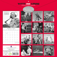 Witty One Liners - 2025 Square Wall Calendar 16 Months Premium Planner New Year thumbnail
