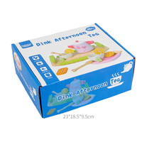 Kids Wooden Kitchen Tea Set Pretend Play thumbnail