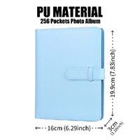 LIFEBEA 256 Pockets Photo Album for Fujifilm Instax Mini 11 12 9 40 Evo Liplay 8 7+ Instant Camera, Photo Album for Polaroid Kodak HP Zink 2x3" Photo  thumbnail