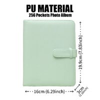 LIFEBEA 256 Pockets Photo Album for Fujifilm Instax Mini 11 12 9 40 Evo Liplay 8 7+ Instant Camera, Photo Album for Polaroid Kodak HP Zink 2x3" Photo  thumbnail