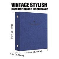 LIFEBEA 100 Pockets Mini Photo Album - Picture Case for Fujifilm Instax Film 7 8 9 11 12 25 40 50 70 90 Instant Camera & Name Card - Cowboy thumbnail