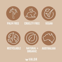 Valor Wooden Beard Comb - Natural thumbnail