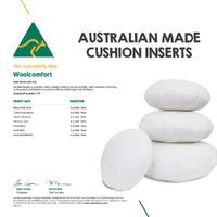 Luxor Four Pack 60cm Aus Made Round Hotel Cushion Inserts Premium Memory Resistant Filling thumbnail