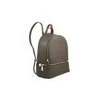Michael Kors Women's Rhea Medium PVC Backpack Bookbag Brown - One Size thumbnail